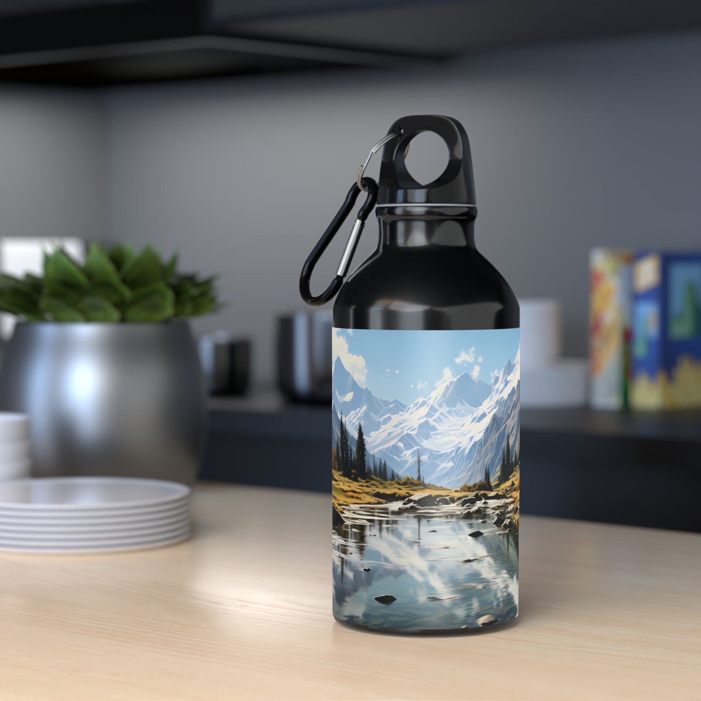 Rocky Mountain Watercolor Oregon Sport Bottle