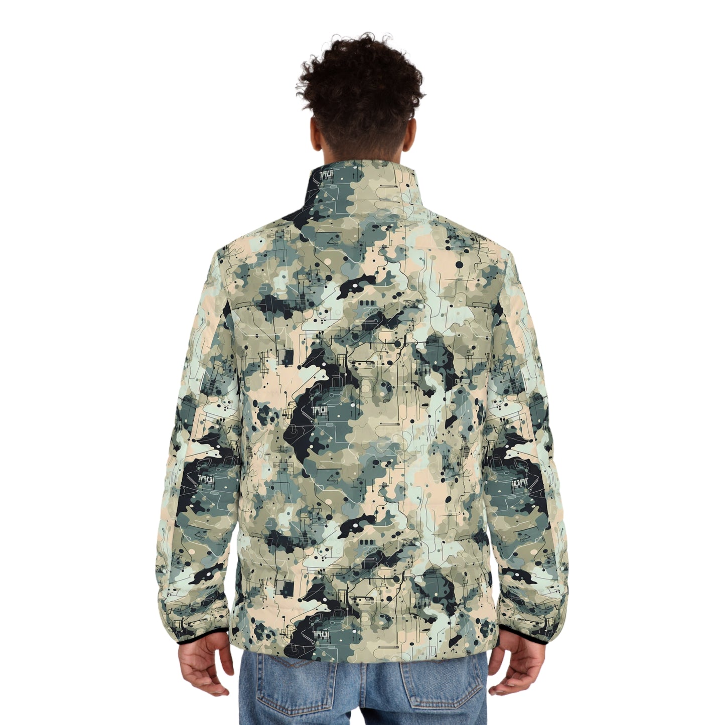 Men's Urban Camouflage Puffer Jacket