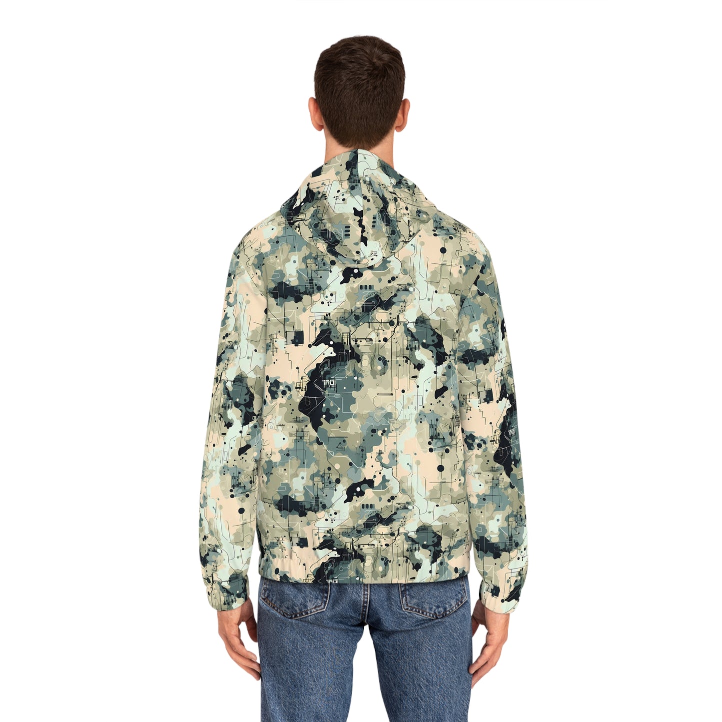 Men's Urban Camouflage Full-Zip Hoodie