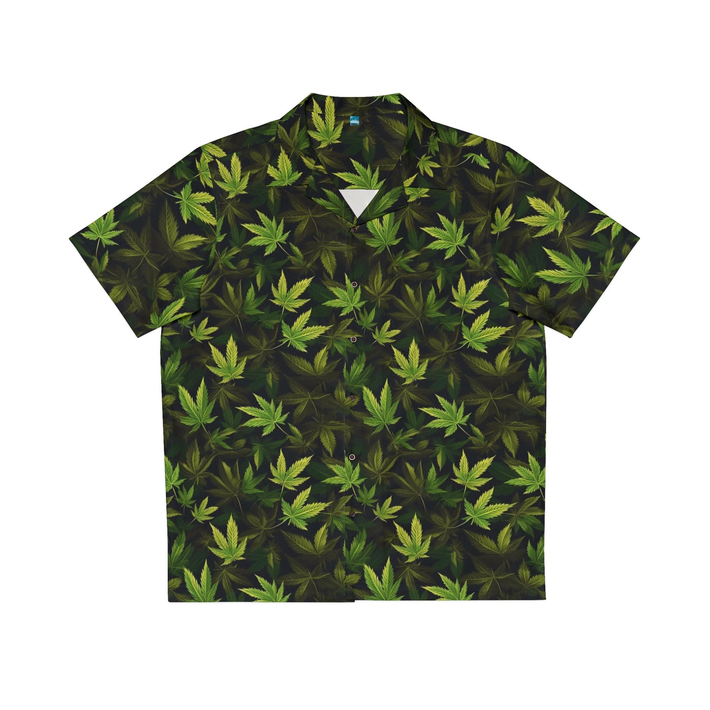 Men's Cannabis Leaf Hawaiian Shirt