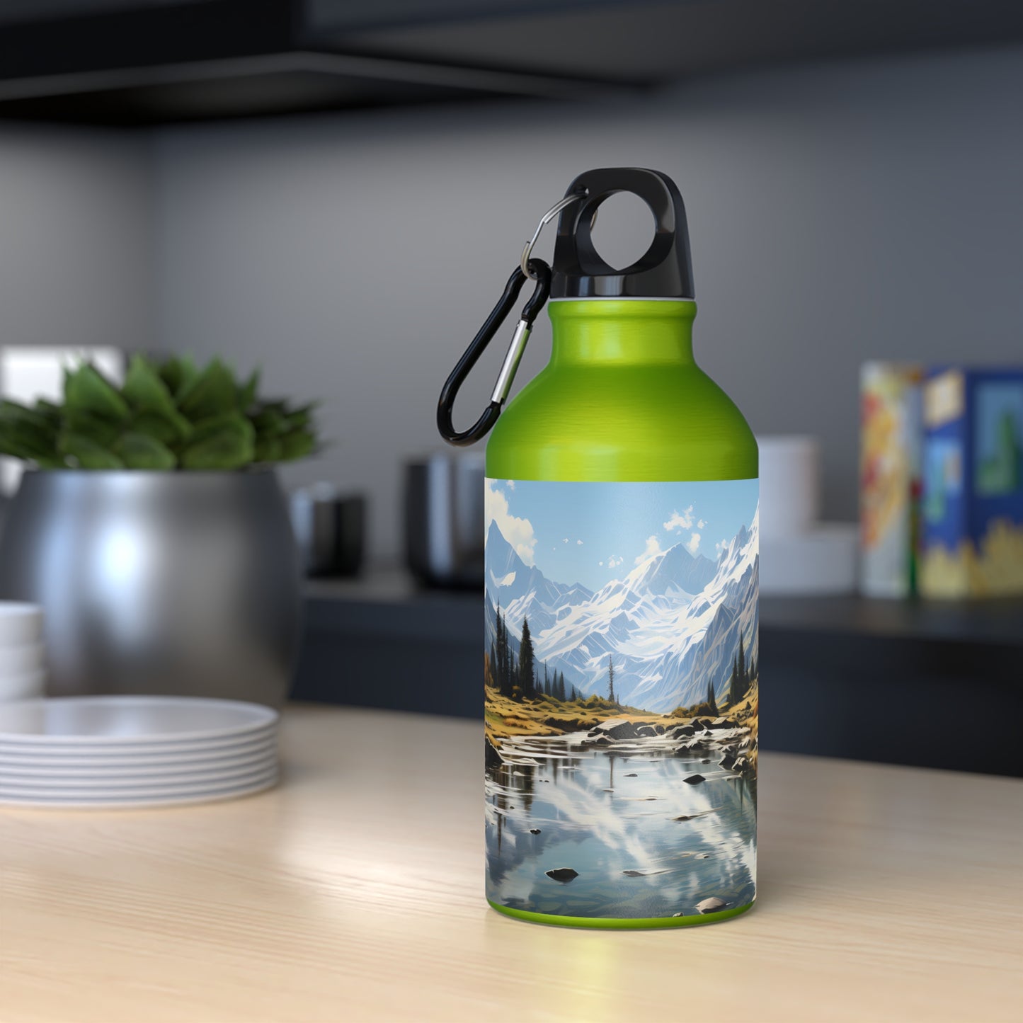 Rocky Mountain Watercolor Oregon Sport Bottle