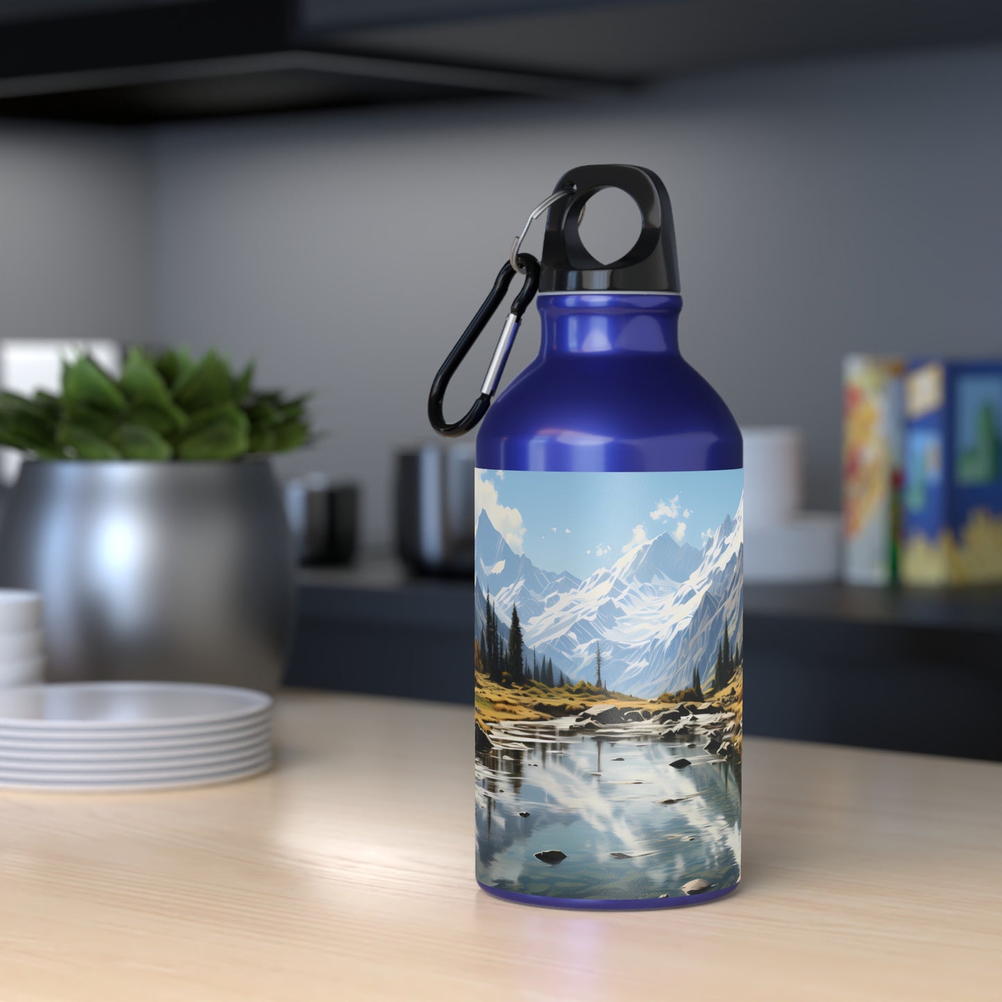 Rocky Mountain Watercolor Oregon Sport Bottle