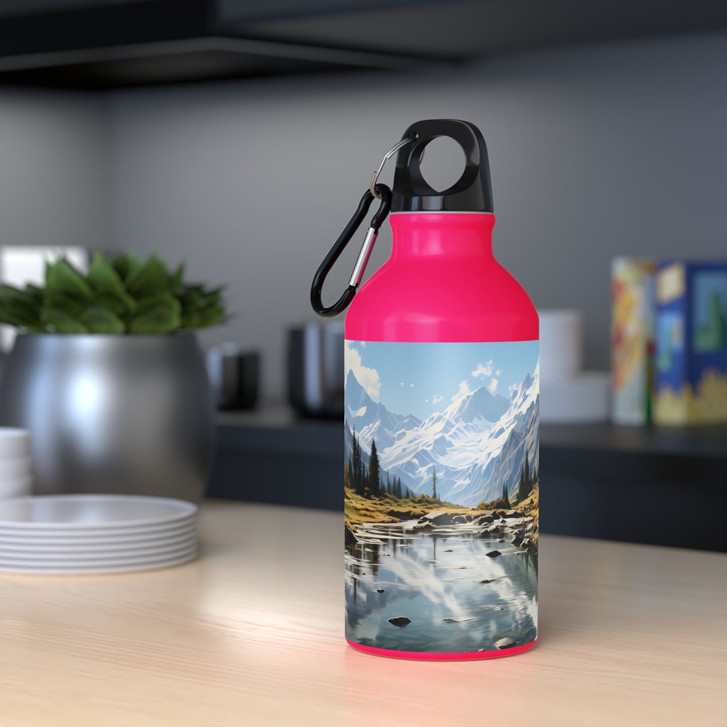 Rocky Mountain Watercolor Oregon Sport Bottle