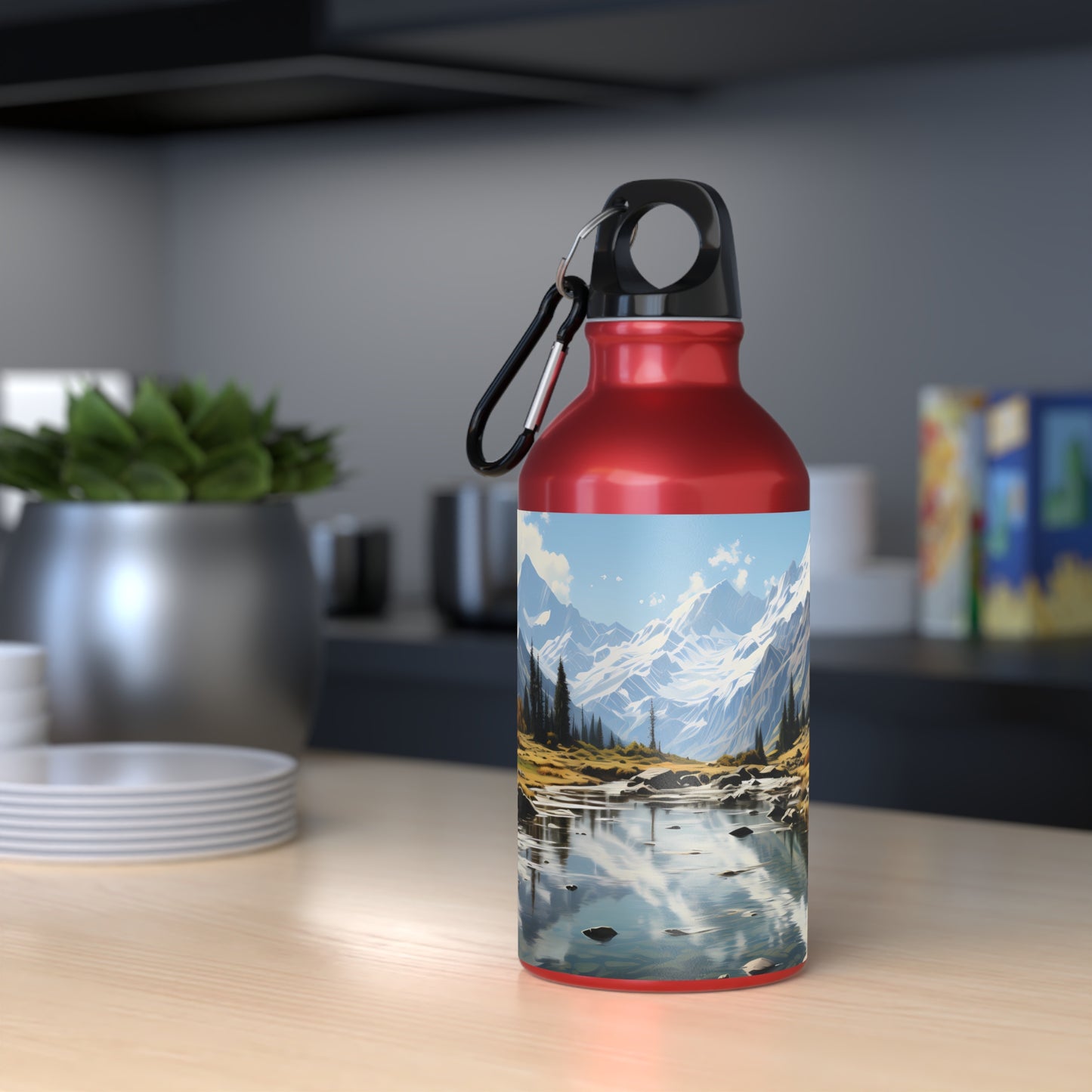 Rocky Mountain Watercolor Oregon Sport Bottle