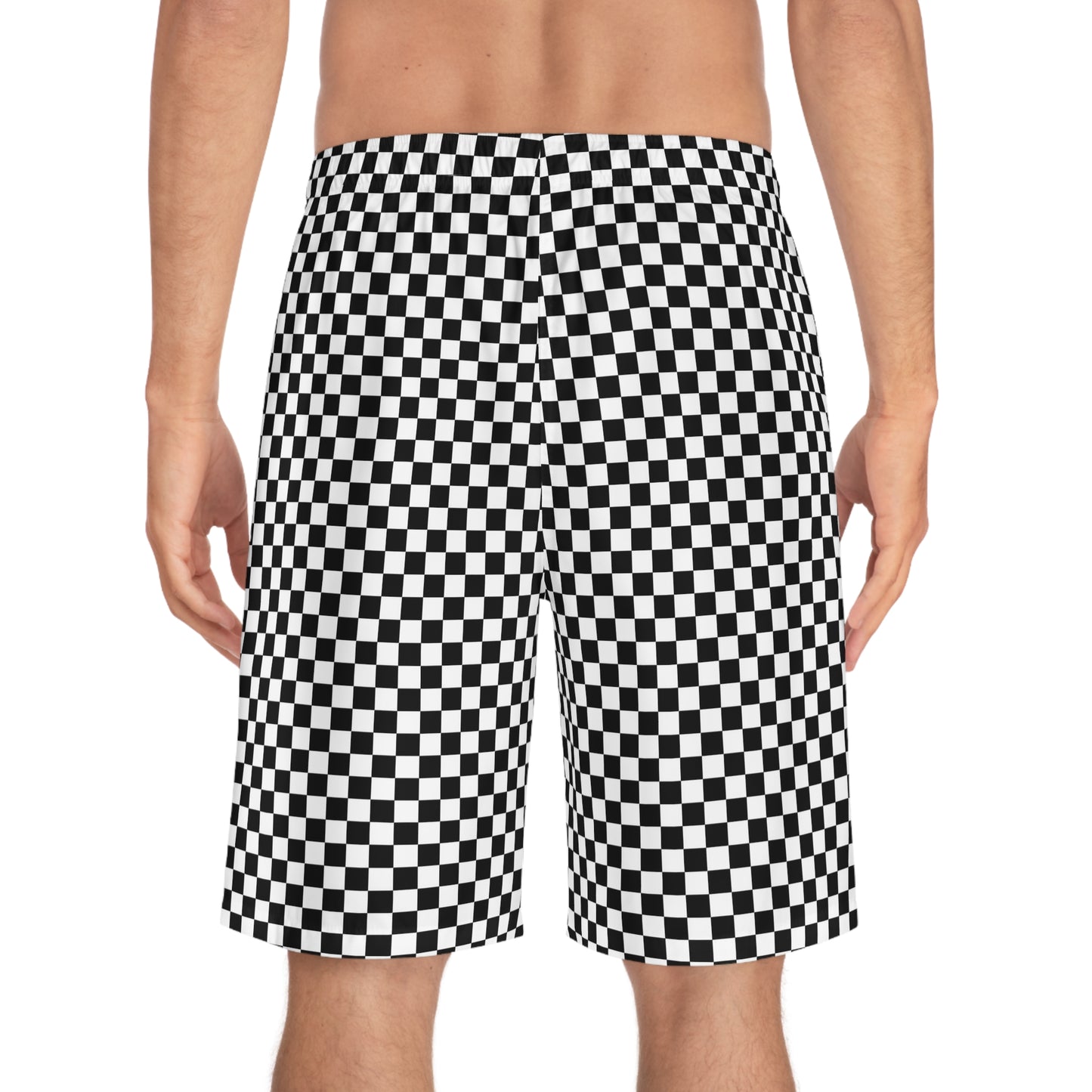 Men's Checkered Board Shorts