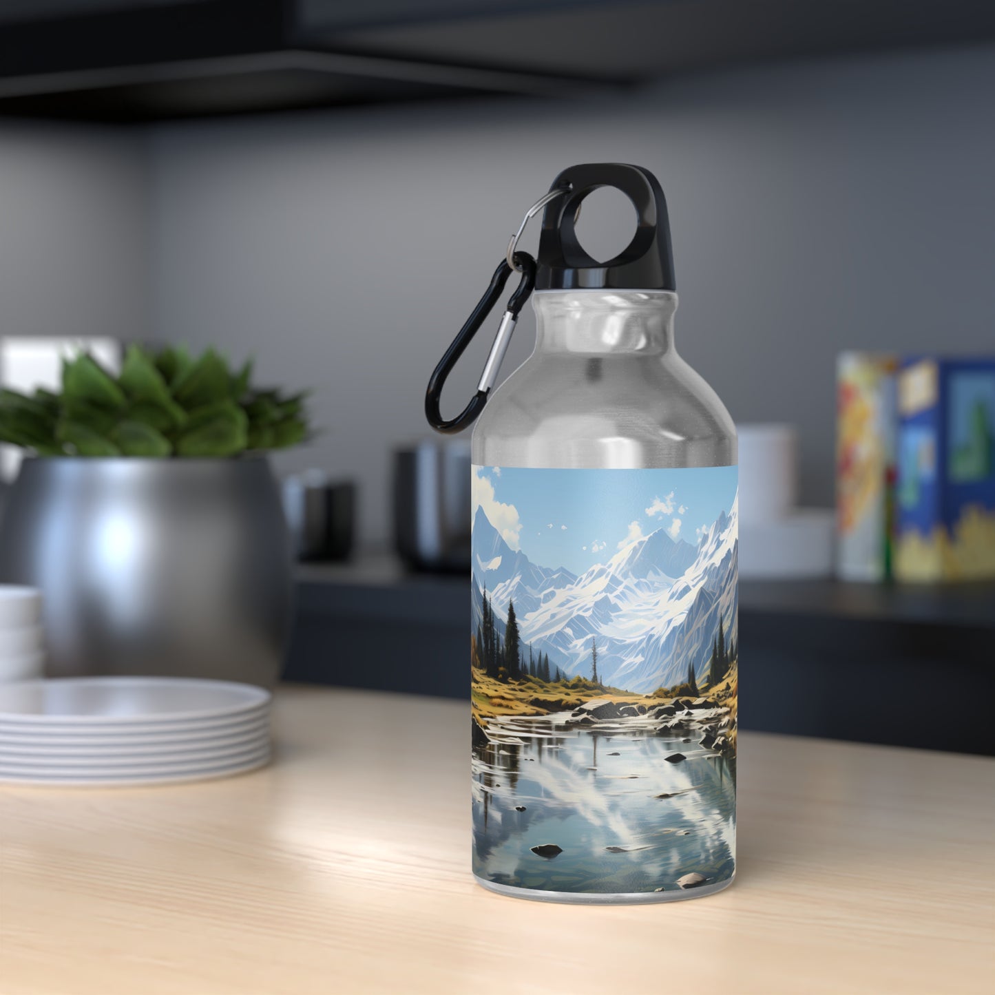 Rocky Mountain Watercolor Oregon Sport Bottle