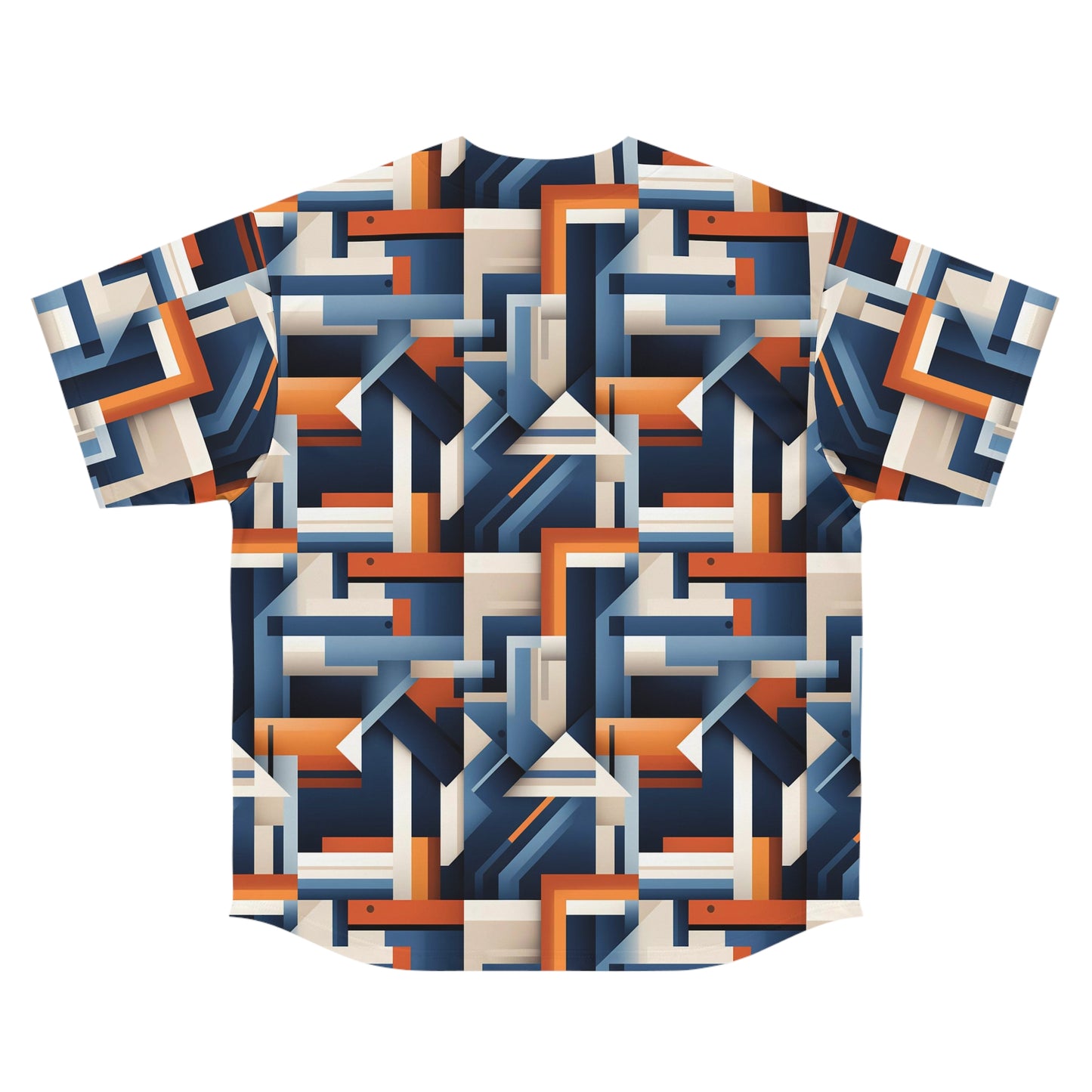 Men's Geometric Pattern 1 Baseball Jersey