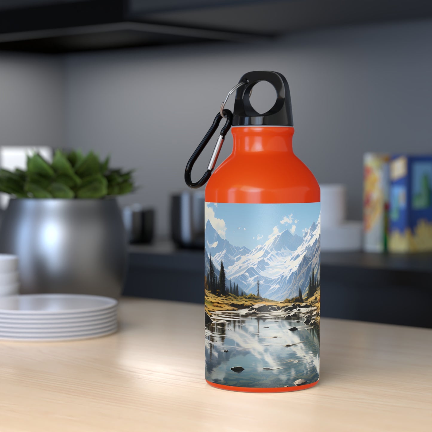 Rocky Mountain Watercolor Oregon Sport Bottle