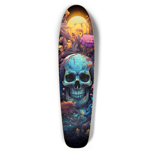 Acid Trip Skull Cruiser Skateboard