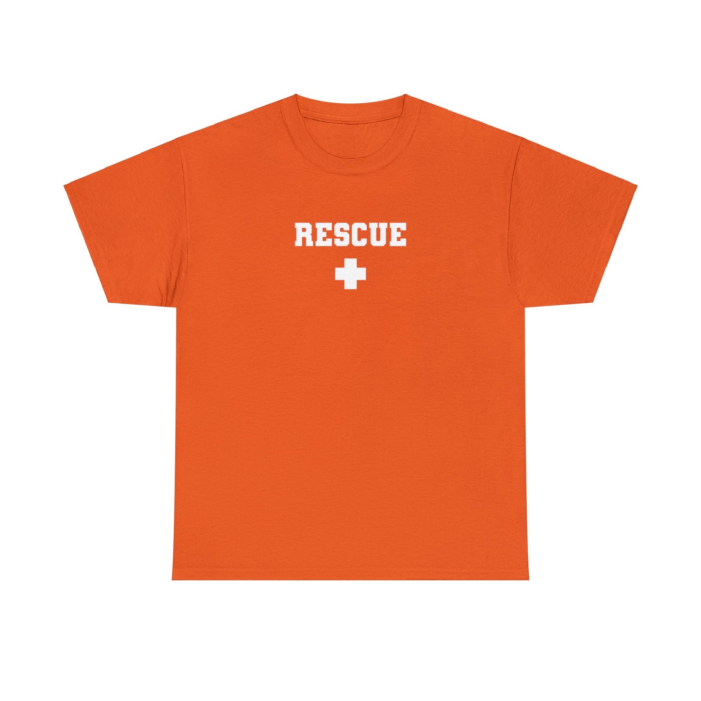 Unisex Rescue Orange Heavy Cotton Tee