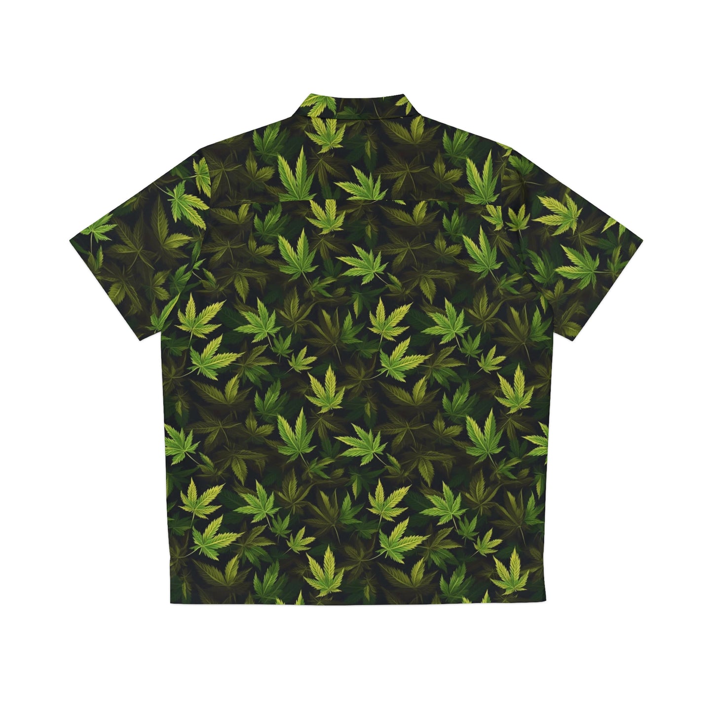 Men's Cannabis Leaf Hawaiian Shirt