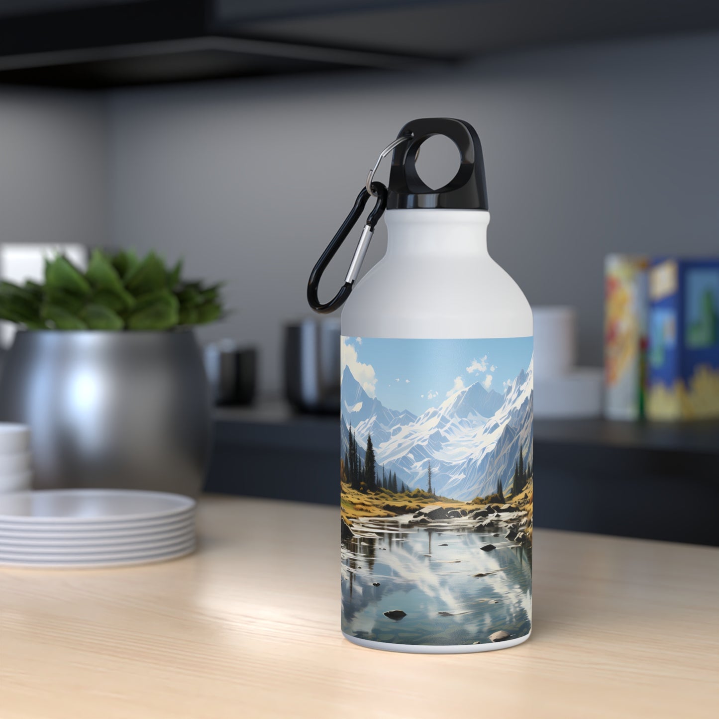 Rocky Mountain Watercolor Oregon Sport Bottle