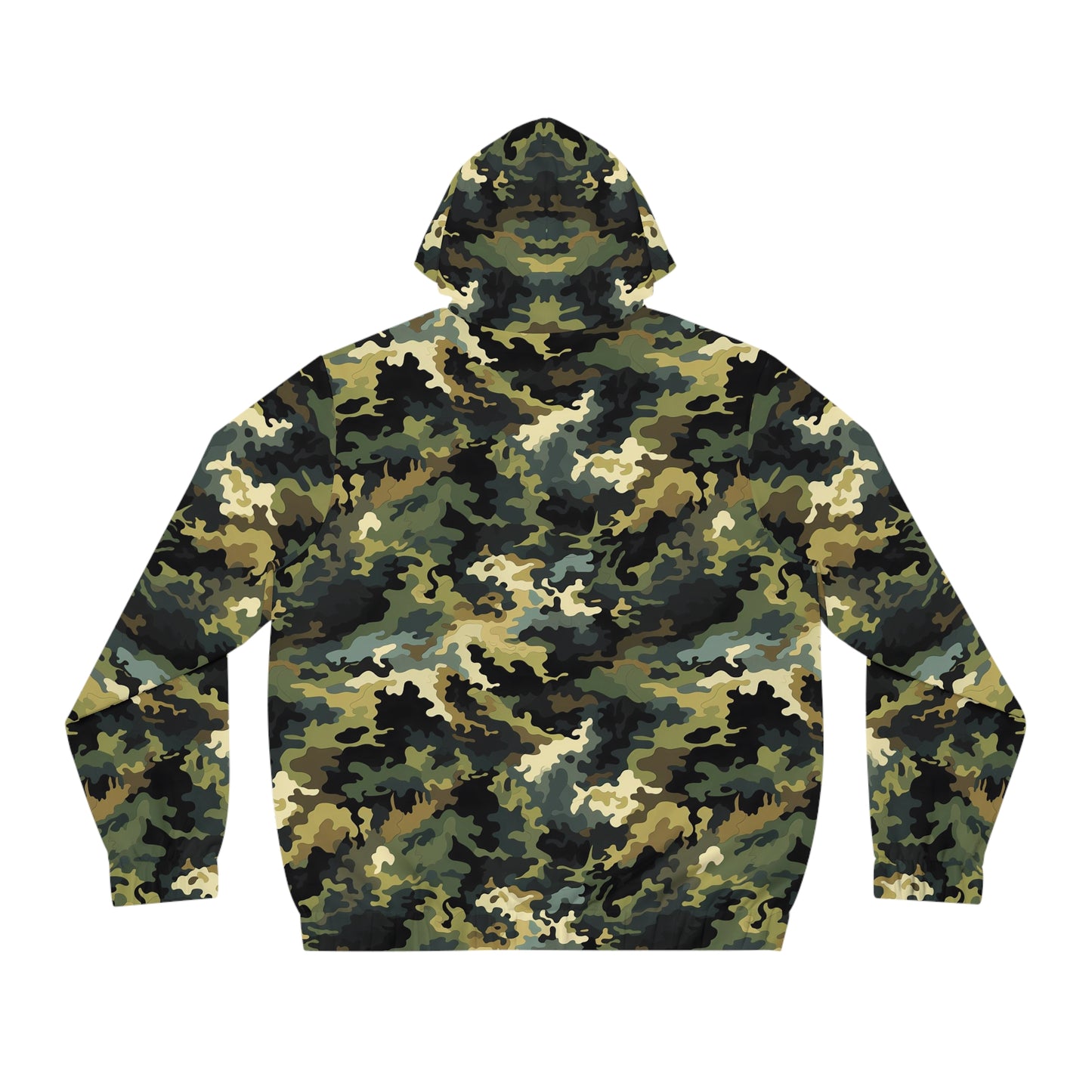 Men's Summer Woodland Camouflage Full-Zip Hoodie