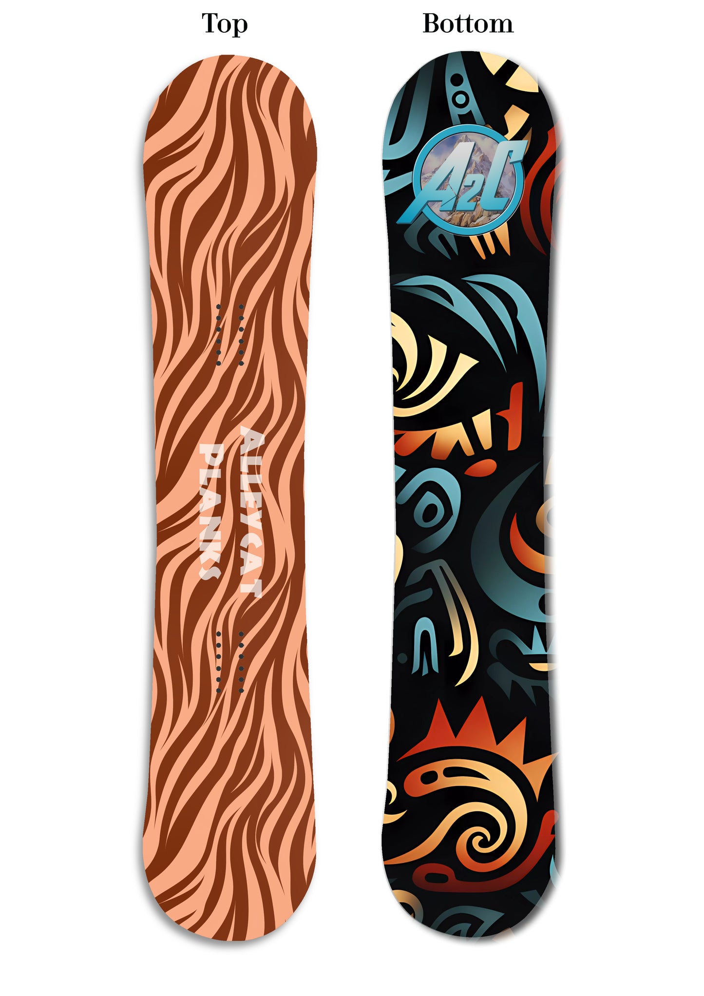 Island Tribal Pattern Snowboard