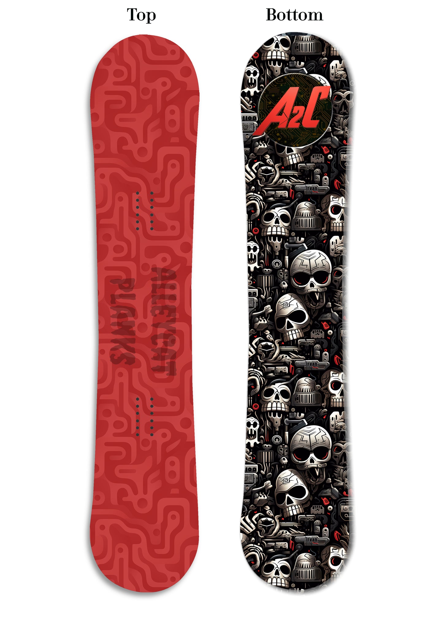 Boneyard Pattern Snowboard