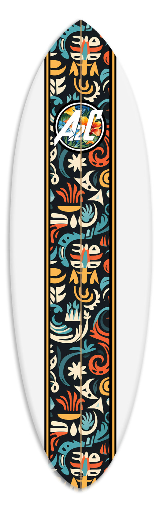 Tribal Design Surfboard