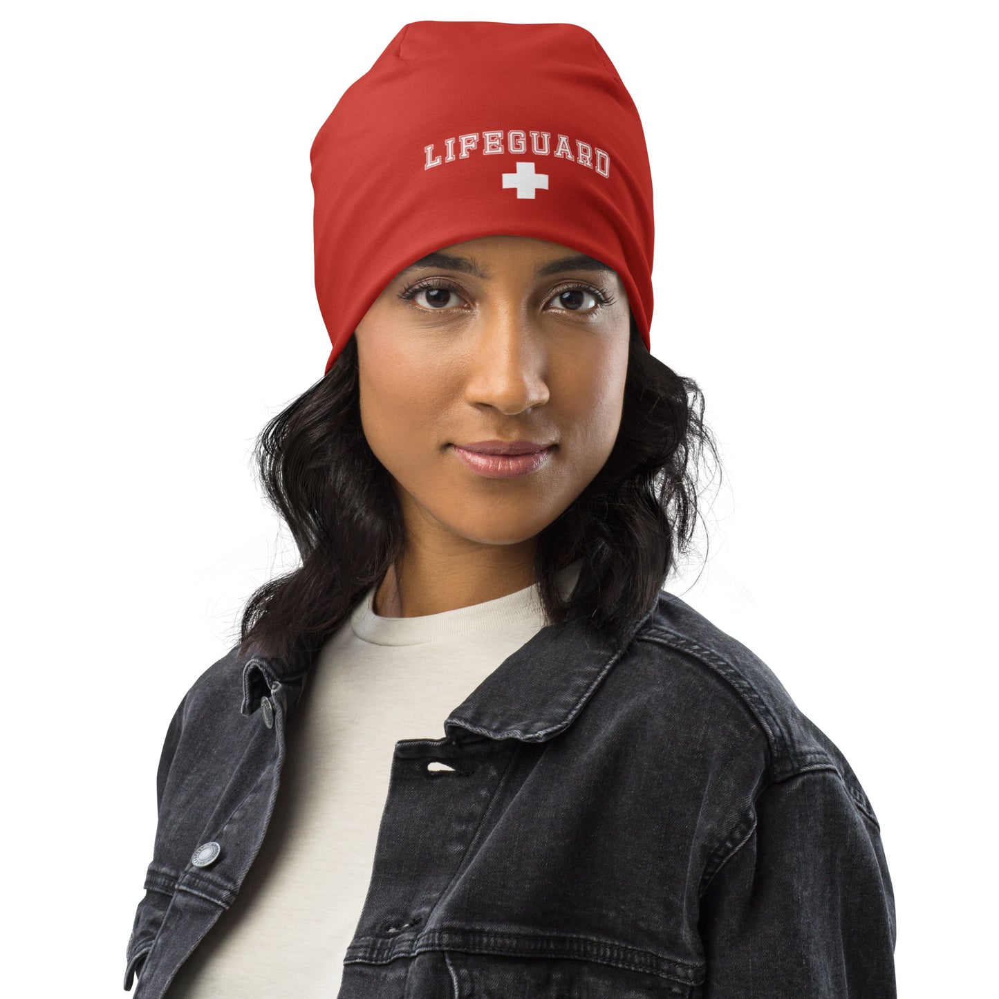 Red Lifeguard Beanie