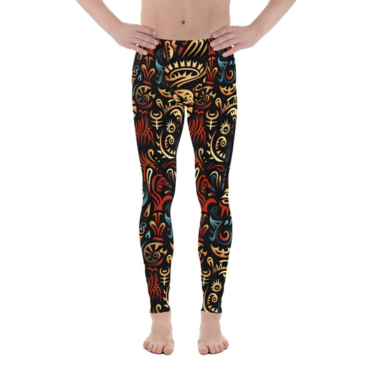 Tribal Pattern Men's Leggings