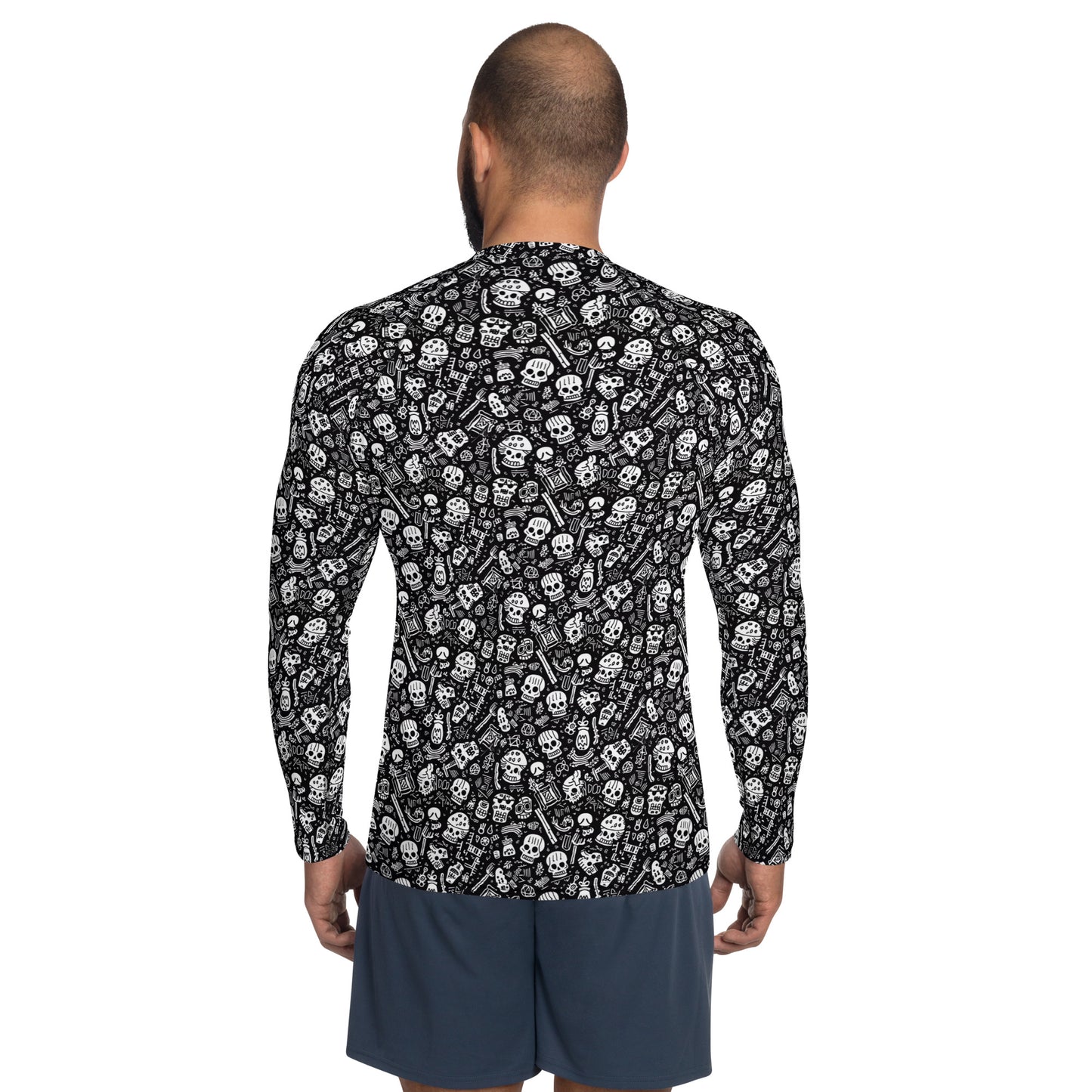 Boneyard Print Men's Rash Guard