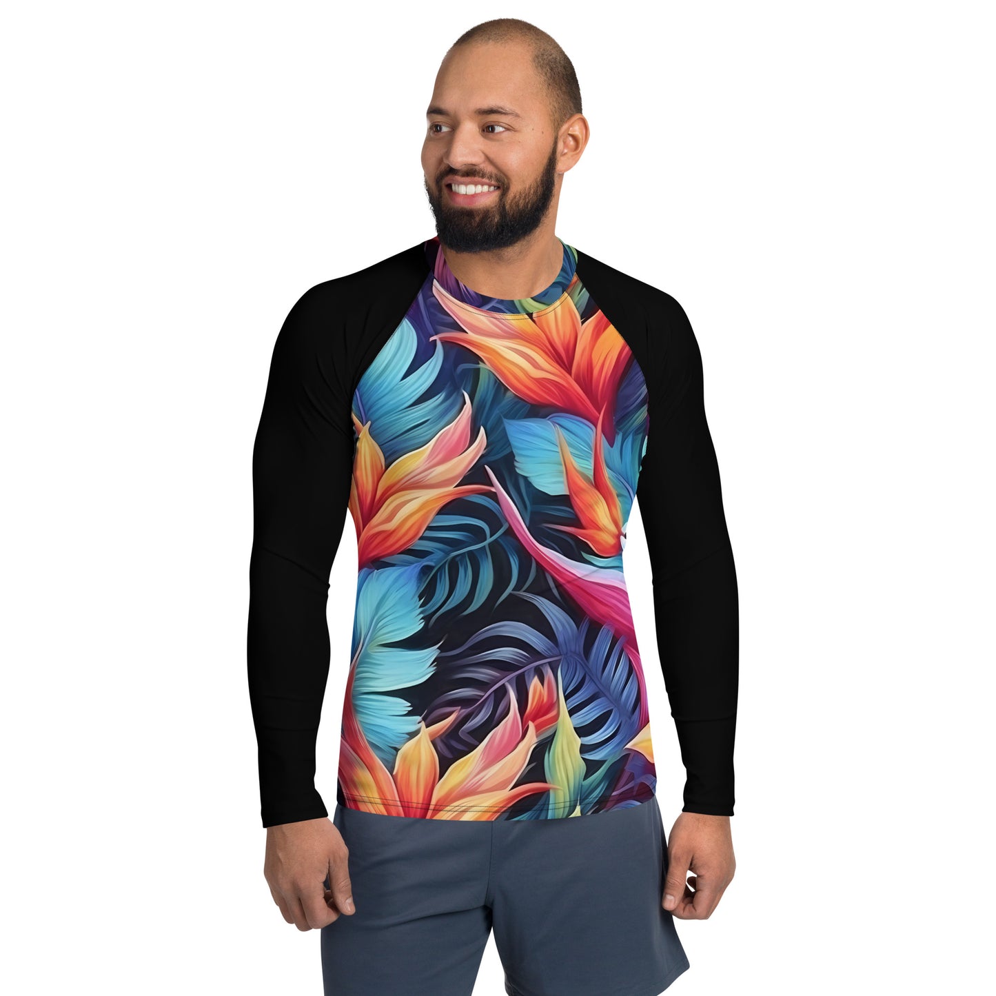 Men's Hawaiian Style Rash Guard