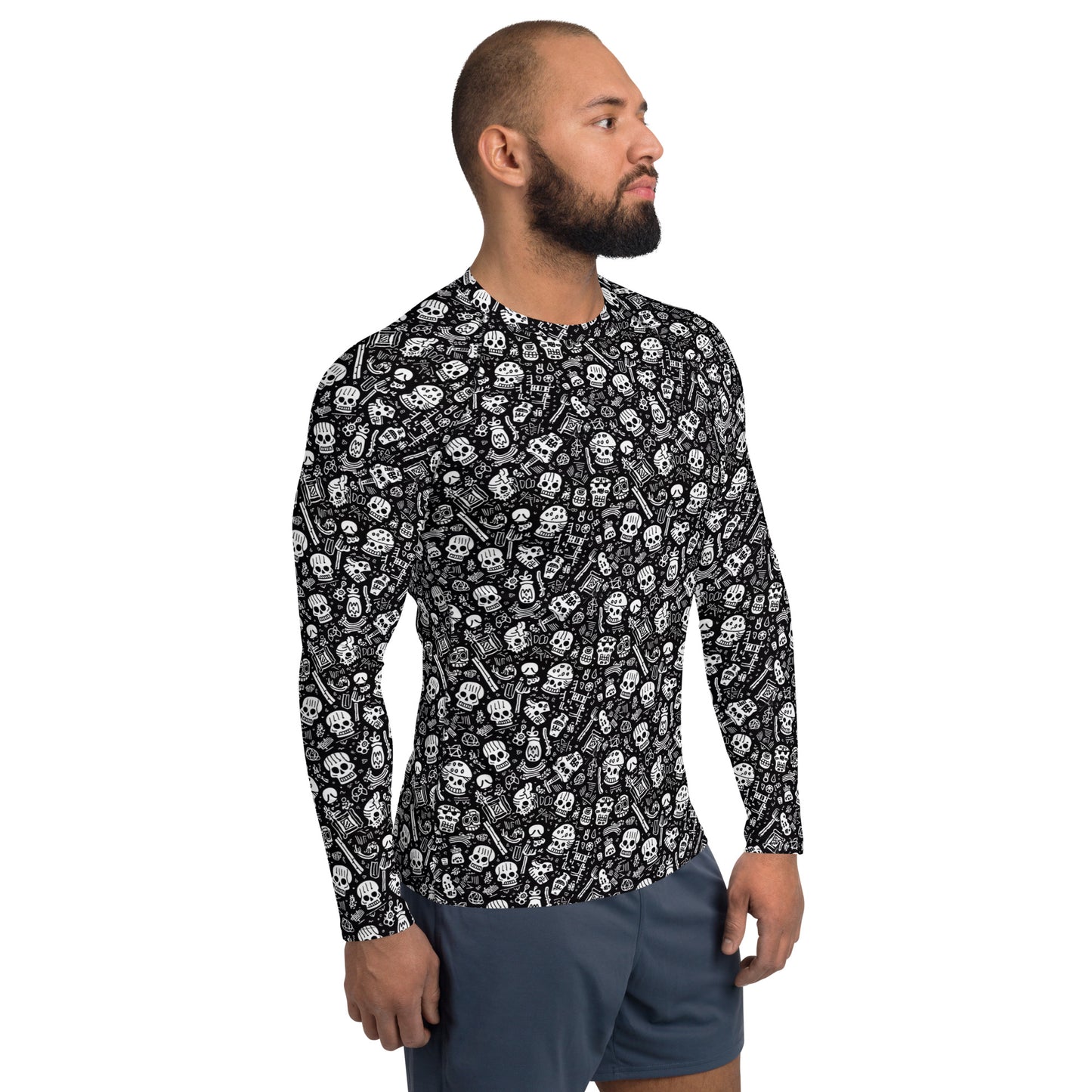 Boneyard Print Men's Rash Guard