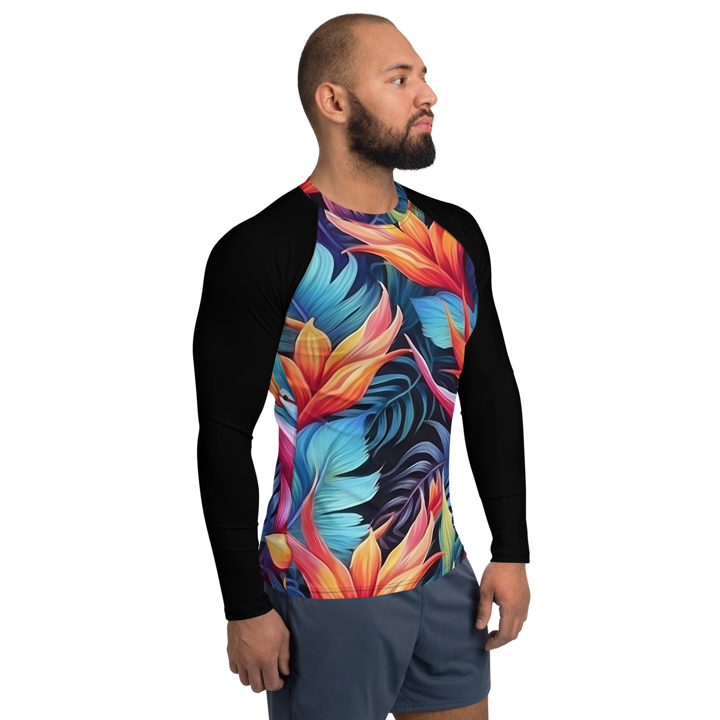 Men's Hawaiian Style Rash Guard