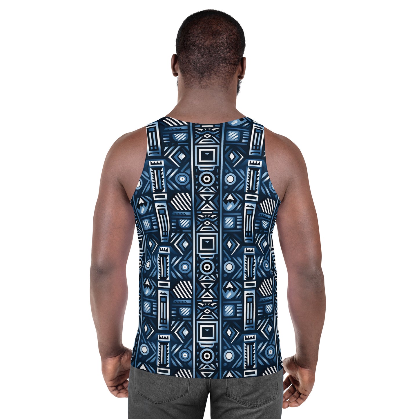 Men's Tribal Pattern Tank Top