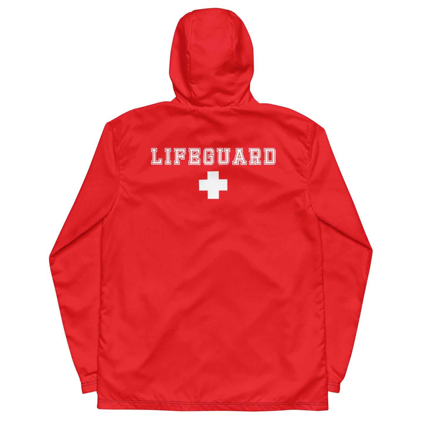 Men’s Red Lifeguard Windbreaker