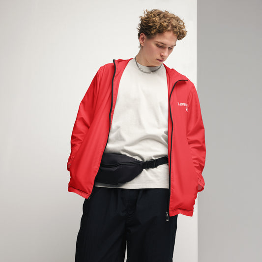 Men’s Red Lifeguard Windbreaker