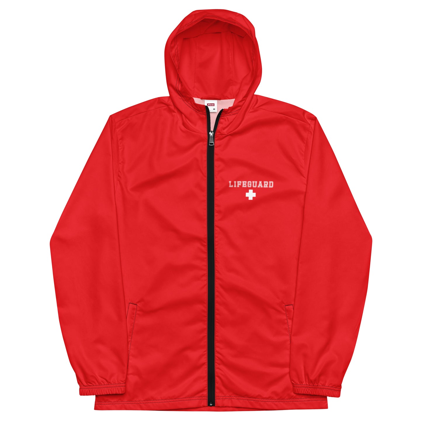 Men’s Red Lifeguard Windbreaker