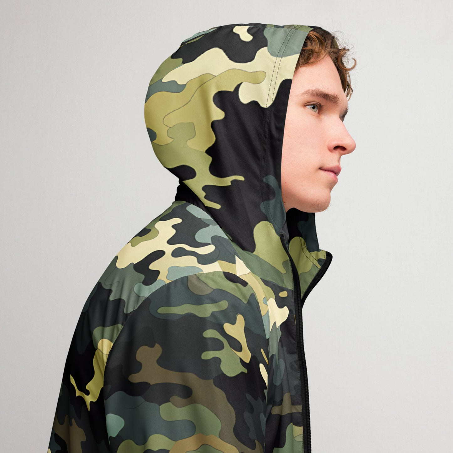 Men’s Summer Woodland Camo Windbreaker