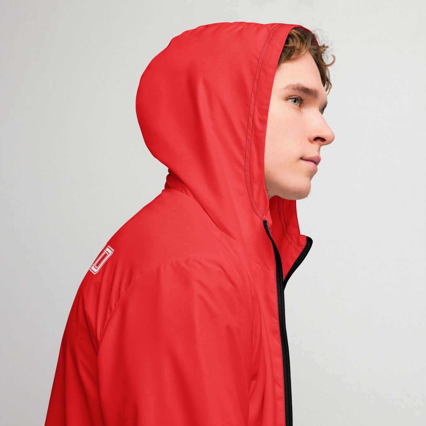 Men’s Red Lifeguard Windbreaker