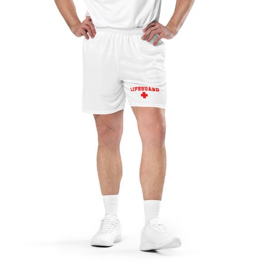 Unisex Lifeguard mesh shorts