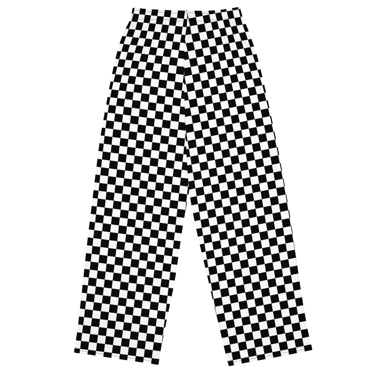 checkered unisex wide-leg pants