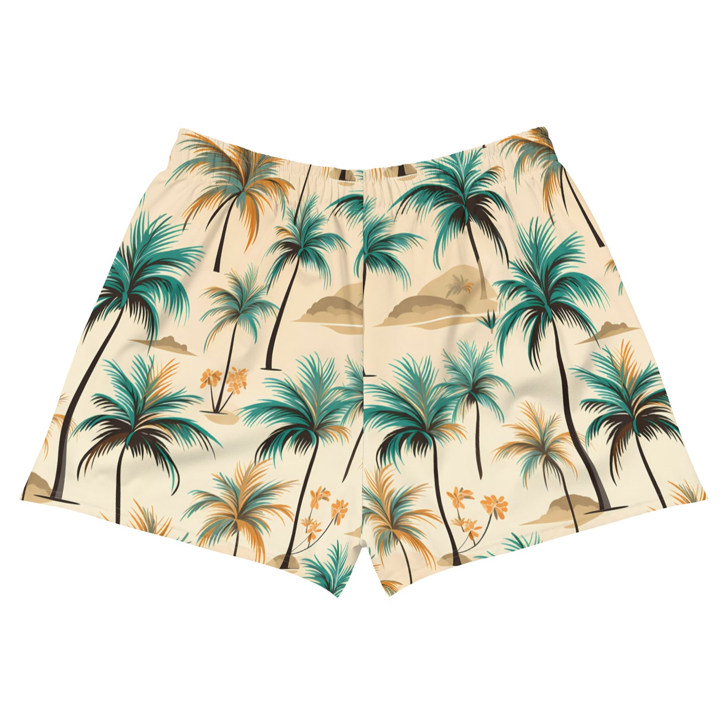 Women’s Palm Tree Athletic Shorts