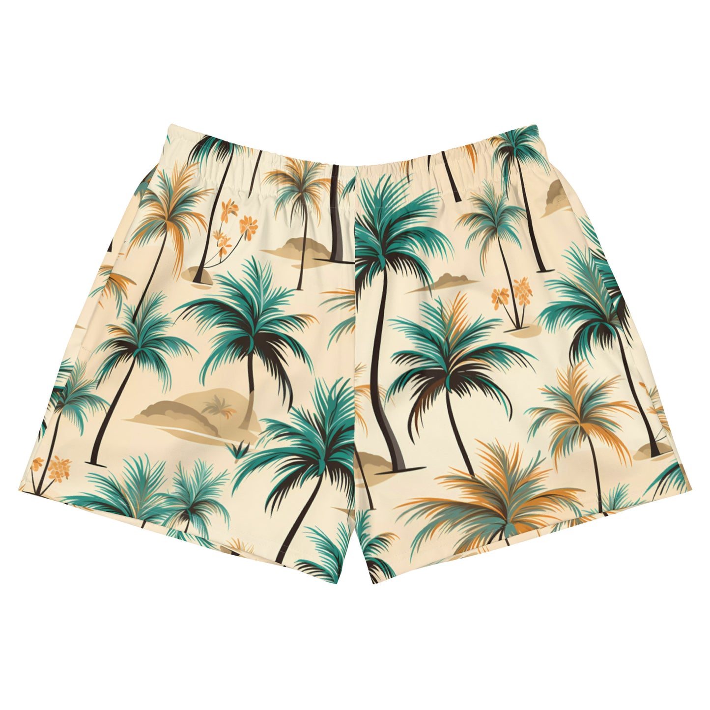 Women’s Palm Tree Athletic Shorts