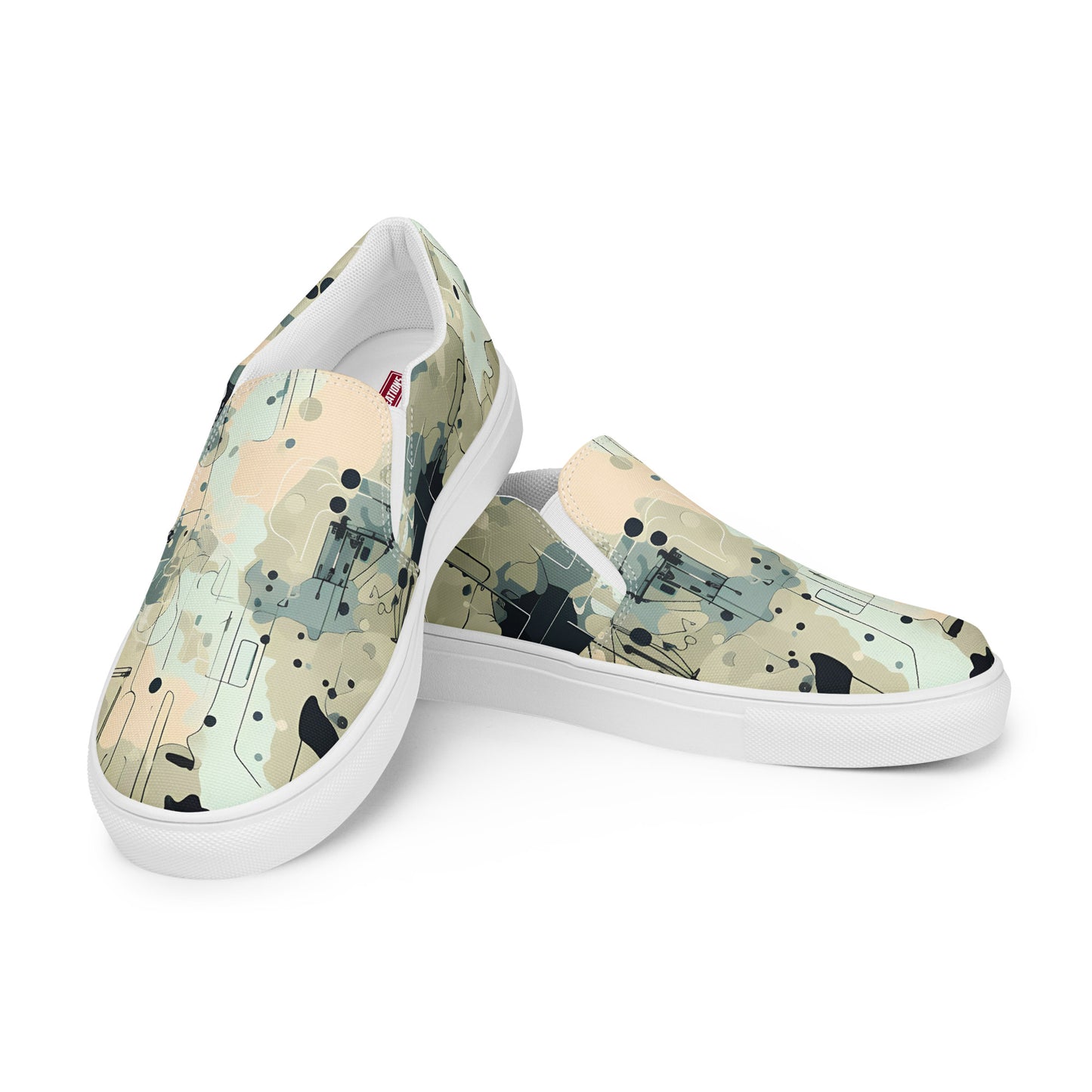 Men’s Urban Camouflage slip-on canvas shoes