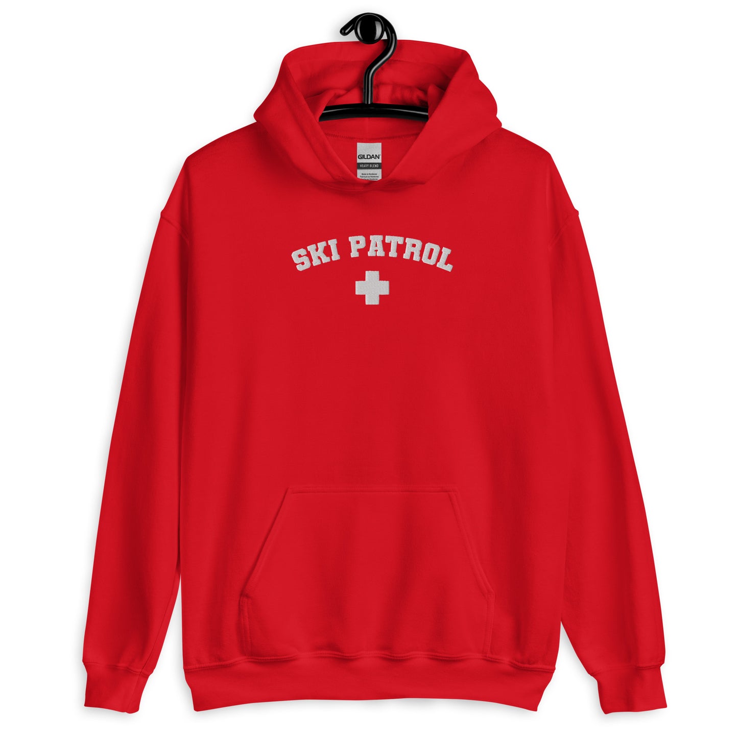 Unisex Red Ski Patrol Hoodie