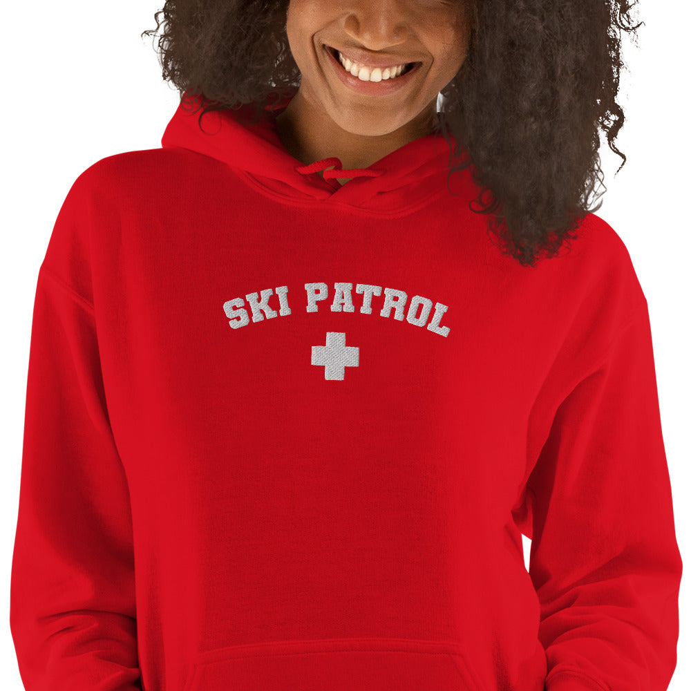 Unisex Red Ski Patrol Hoodie