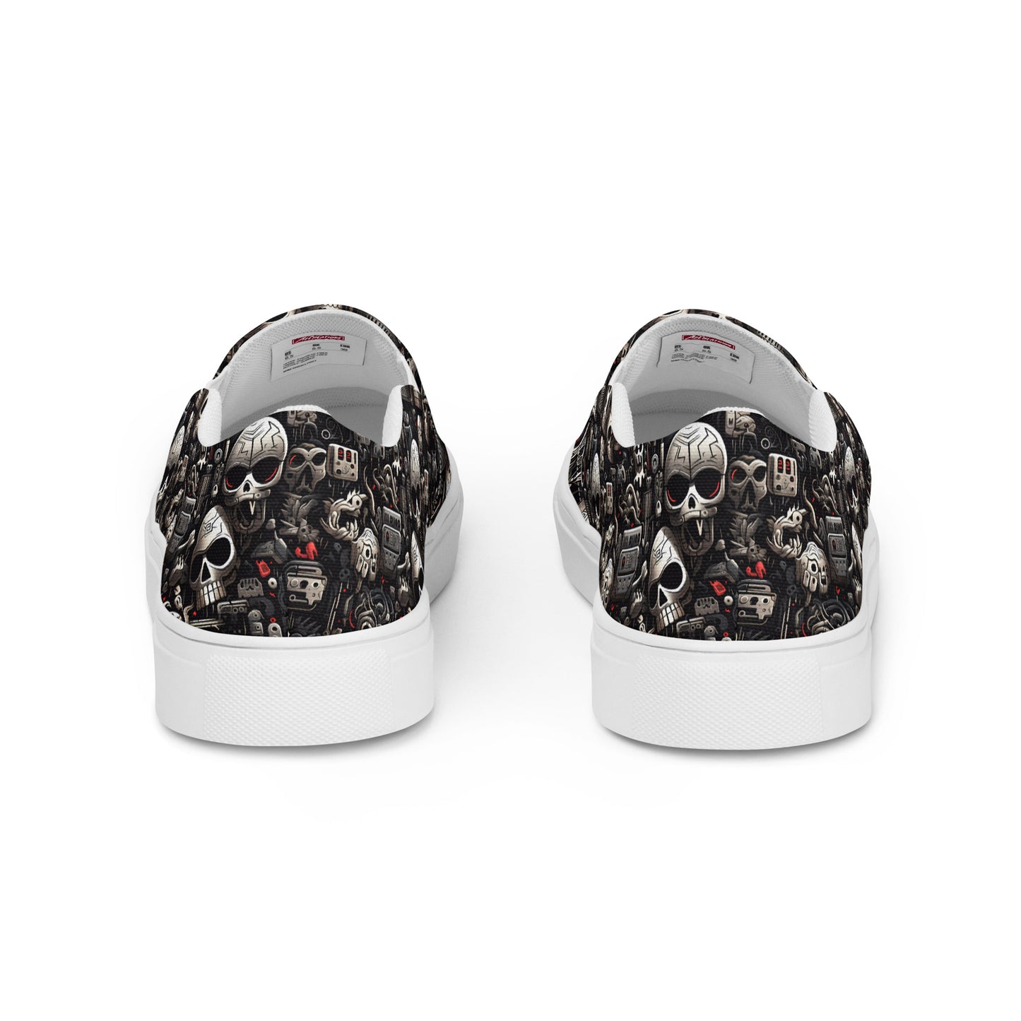 Boneyard Pattern Women’s slip-on canvas shoes