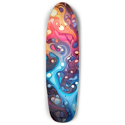 Retro Psychedelic Skateboard