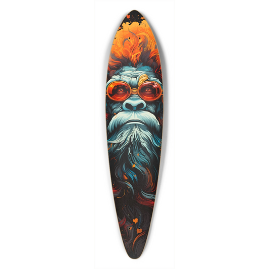 Psychedelic Sasquatch Longboard